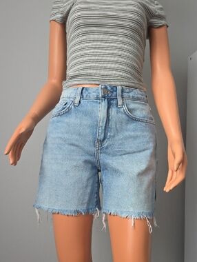 Forever 21 Light Blue Jean Shorts